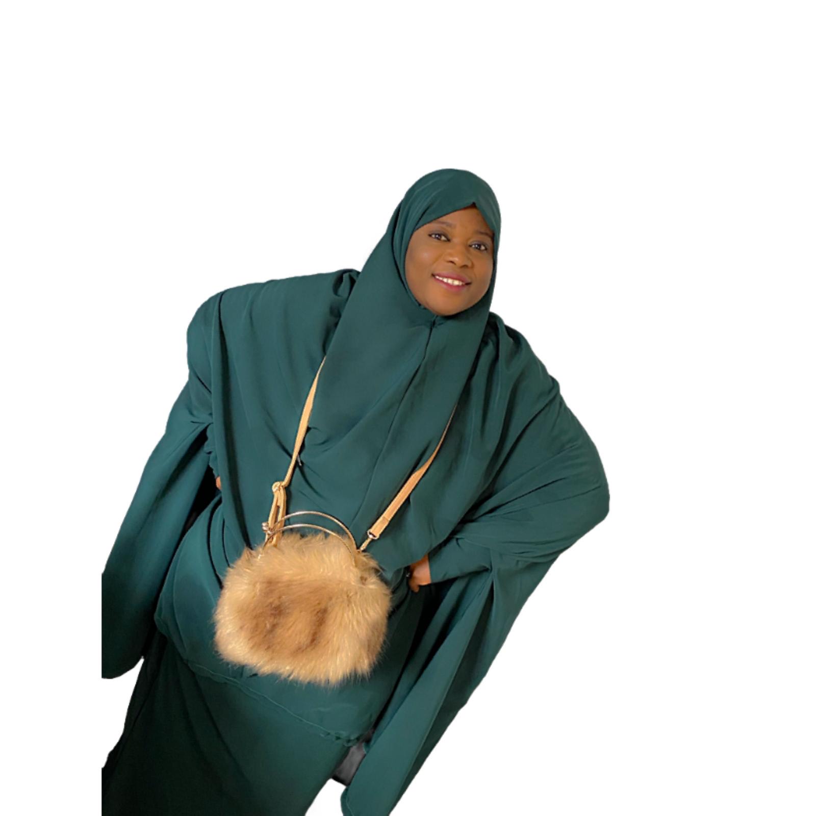 Two pieces green ASIYAH Jilbab 1