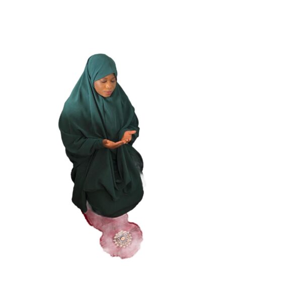 Two pieces green ASIYAH Jilbab 2