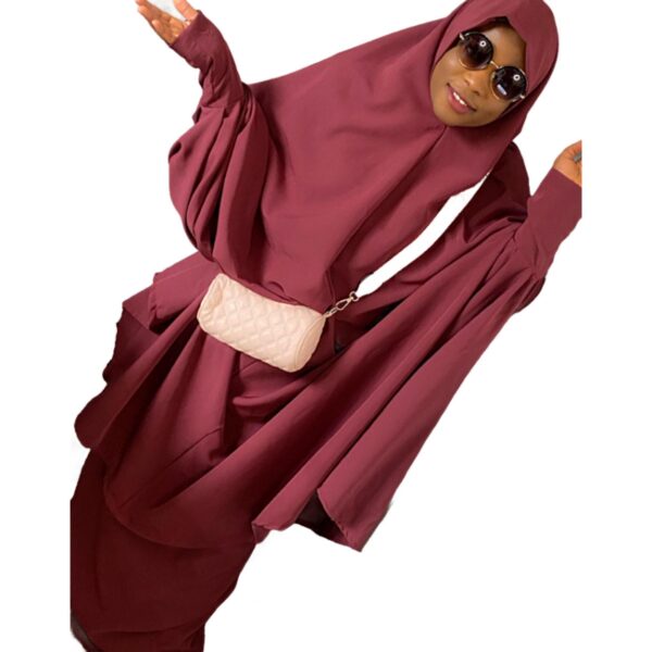 Two pieces wine ASIYAH Jilbab 3