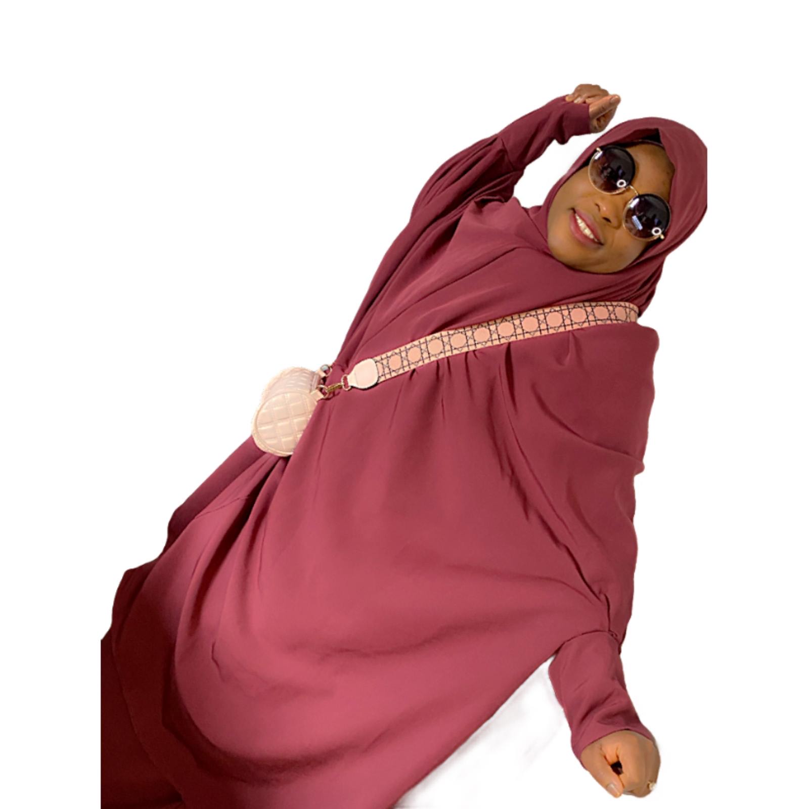 Two pieces wine ASIYAH Jilbab 4