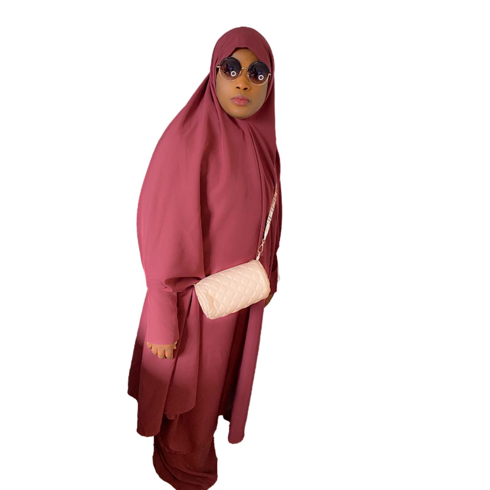 Two pieces wine ASIYAH Jilbab 5