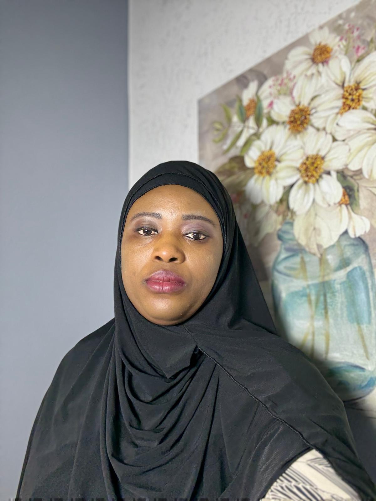 Black two ways effortless knit hijab