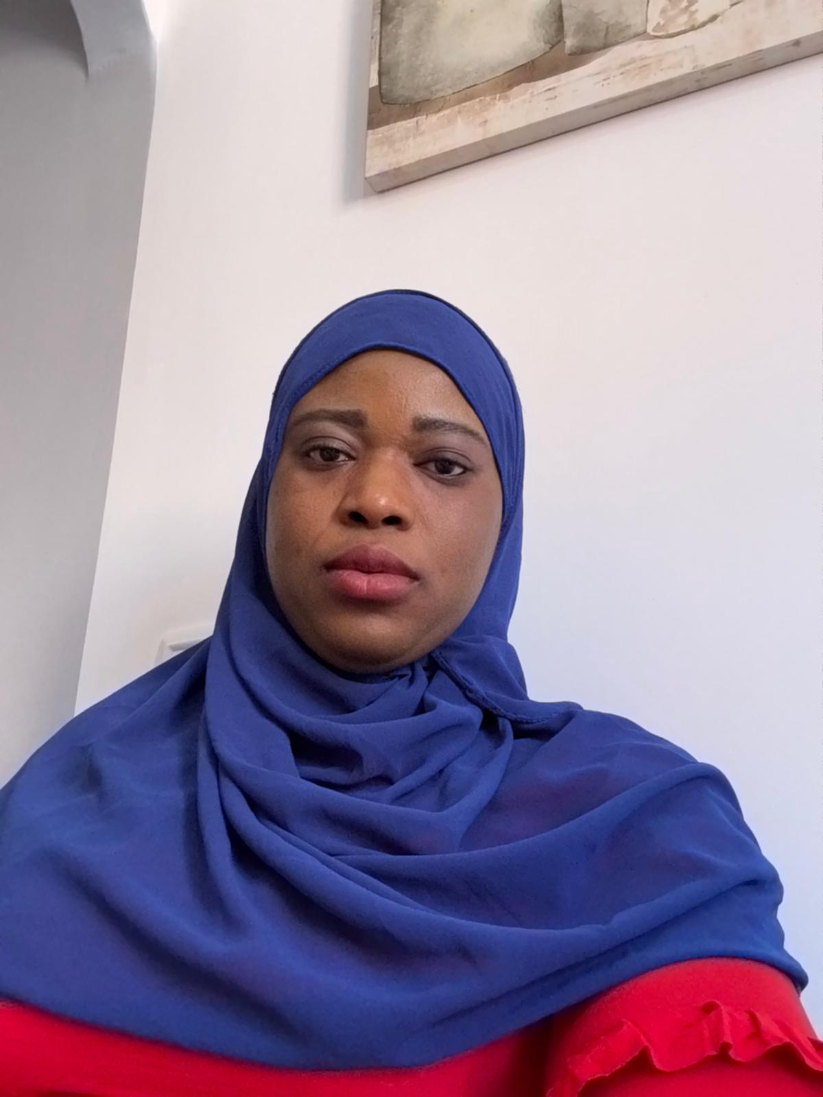 Blue Robia Hijab - Image 4