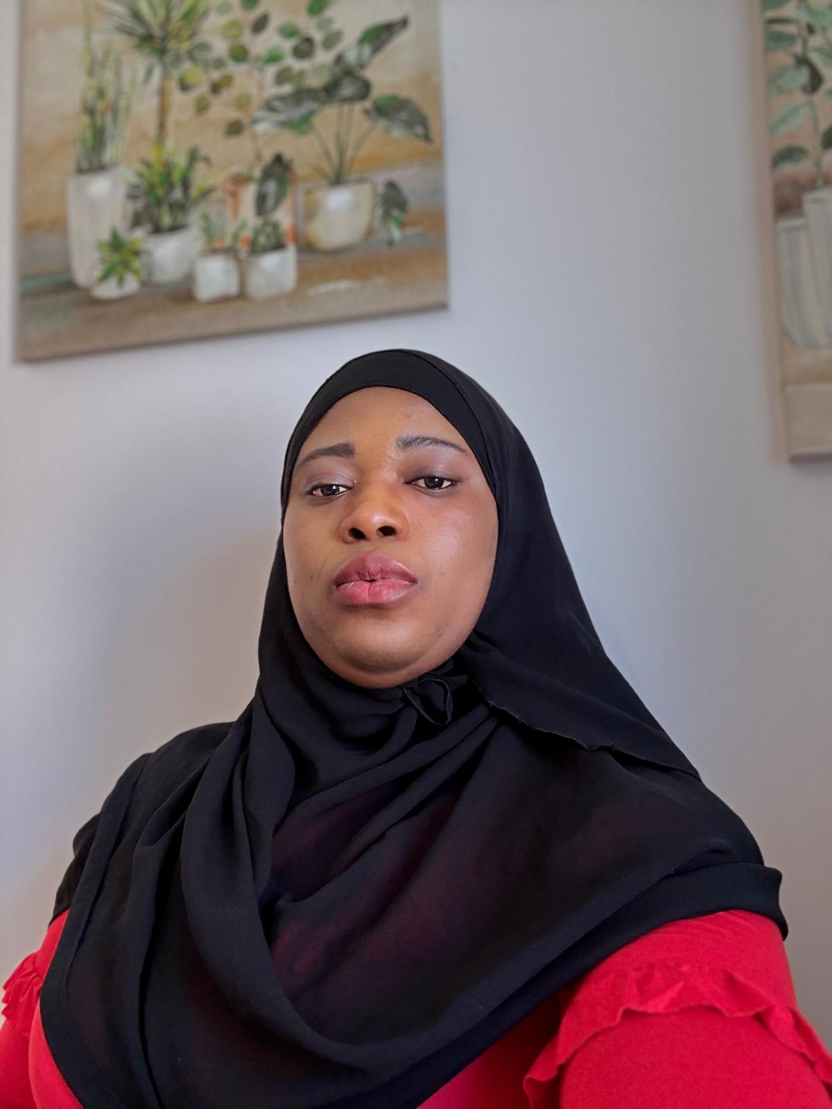Black Robia Hijab - Image 2